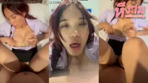 คลิปหลุดไทยใหม่ๆ น้องดีดี้ เฉาก๊วย d_011046 สาวหน้าสวยหุ่นแจ่ม มาโดนแฟนหนุ่มให-300x450